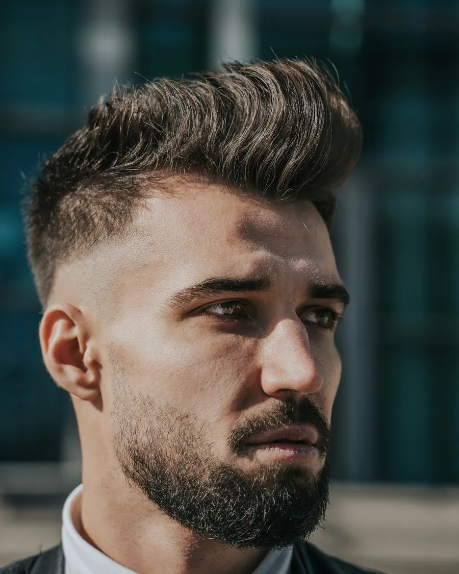 Corte feito na barbearia