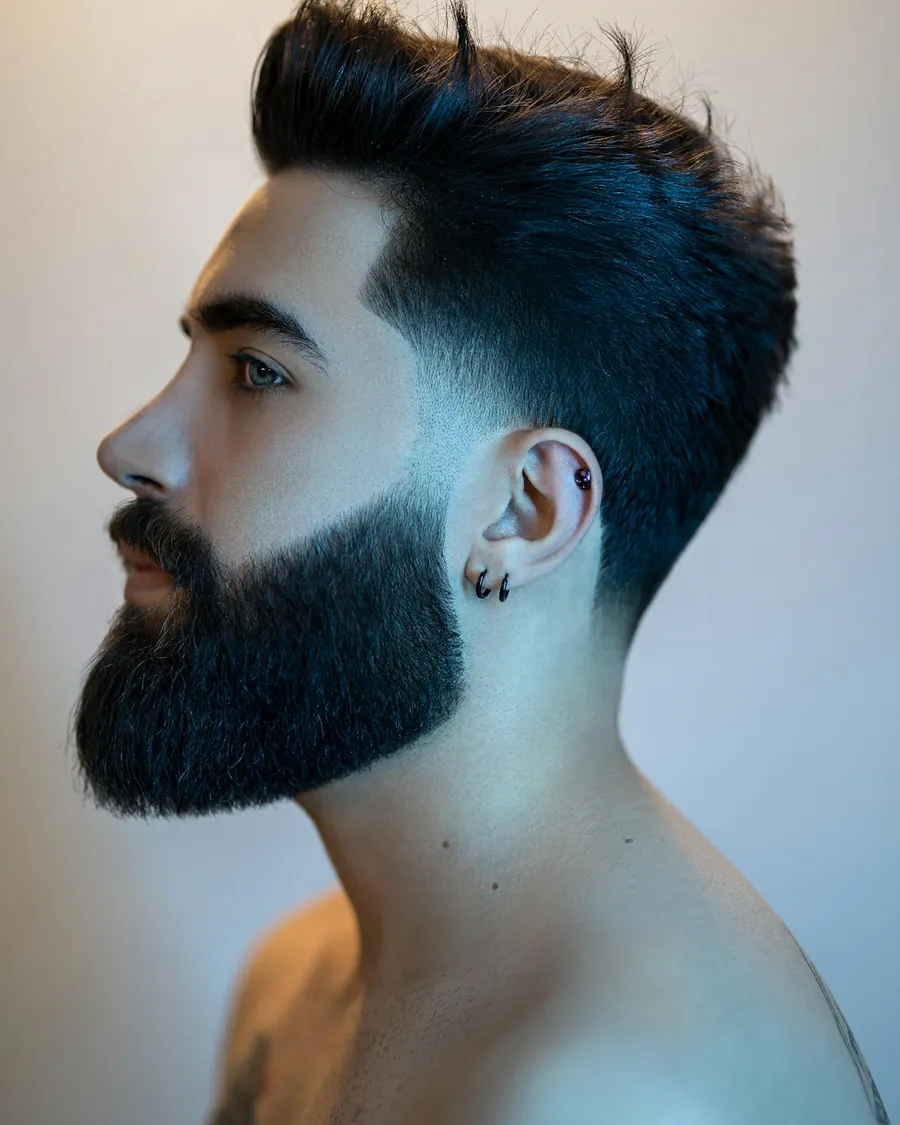 Corte feito na barbearia
